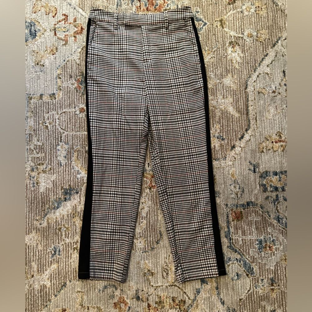 Who What Wear Trousers with Plaid Pattern